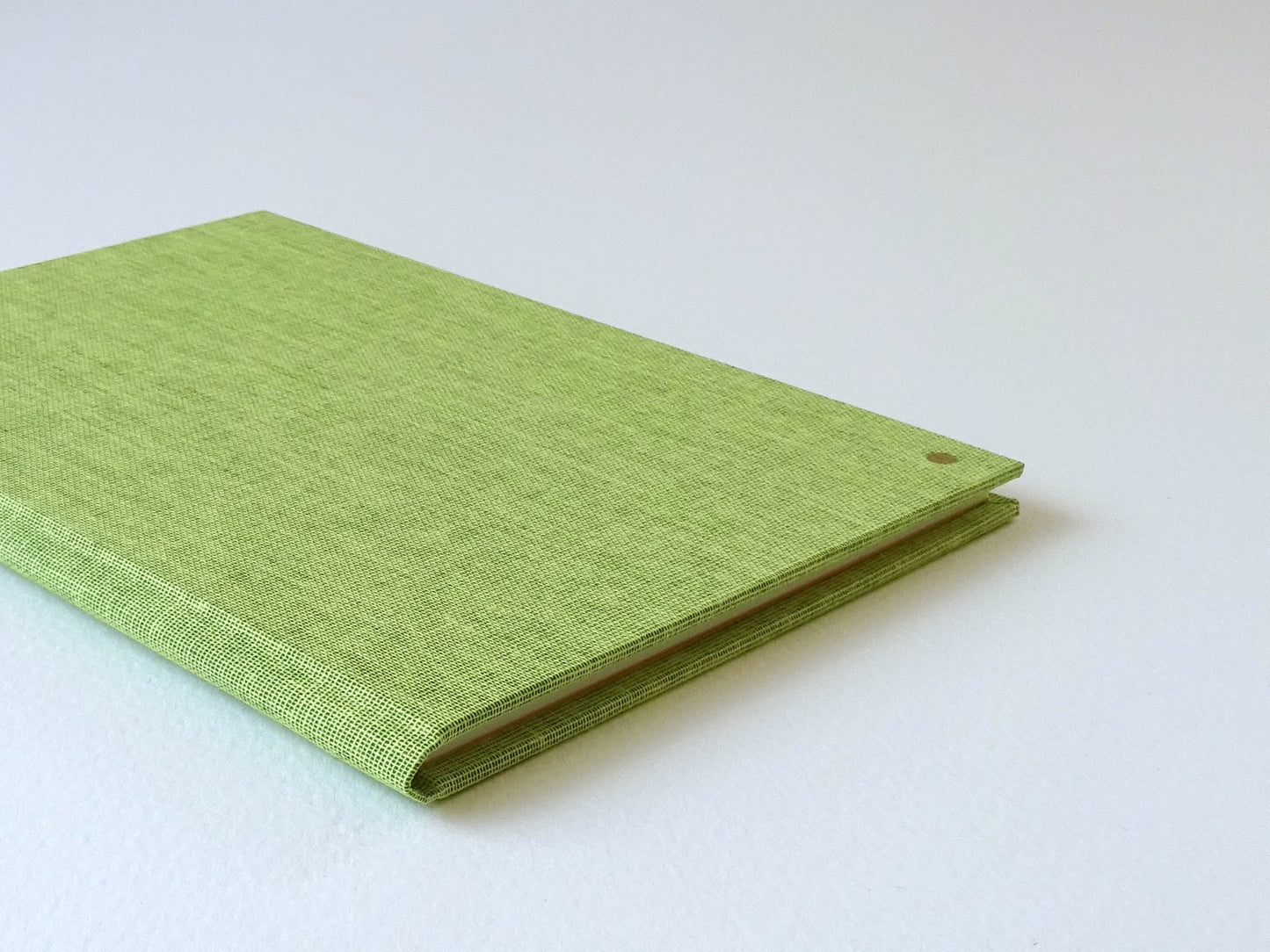 green slim bright notebook