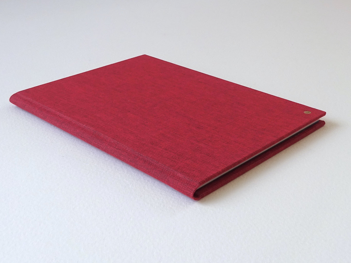 red slim bright notebook