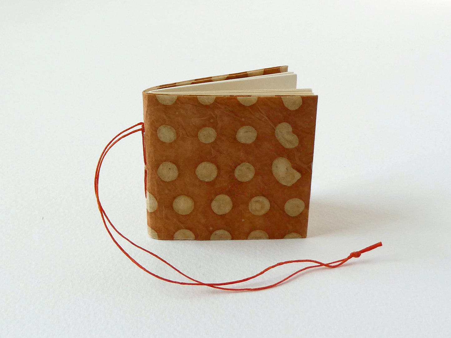 Tiny Book for the Christmas Tree- Lotka Batik Dots