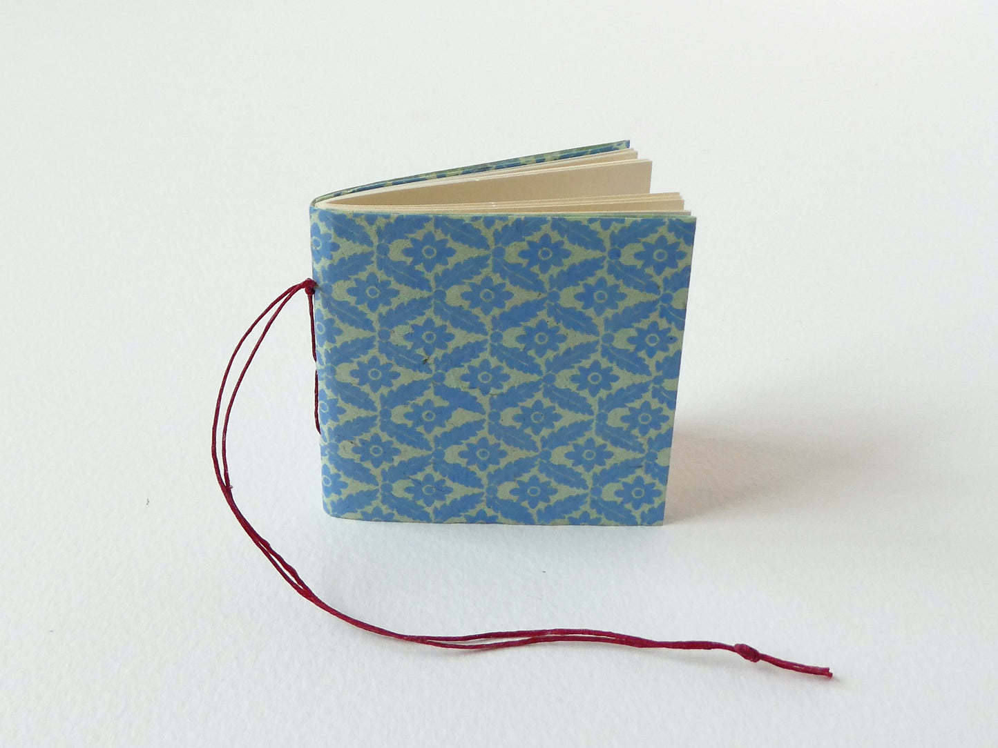Tiny Book for the Christmas Tree- Lotka Blue Floral