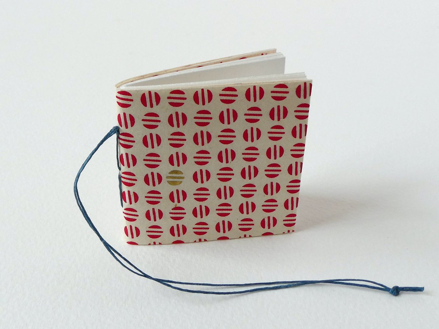 Tiny Book for the Christmas Tree- Lotka Red Circles