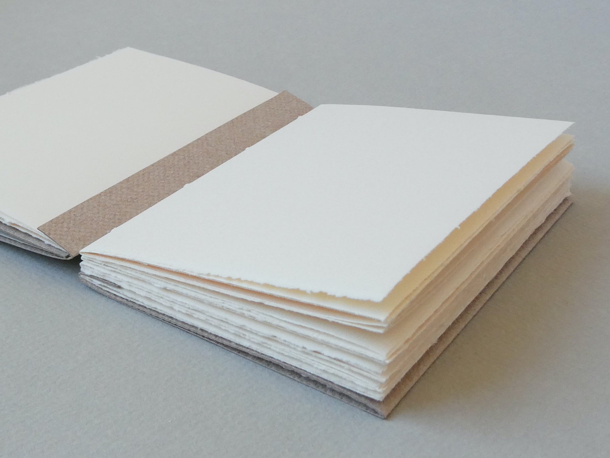 Celandine Books handmade notebook open