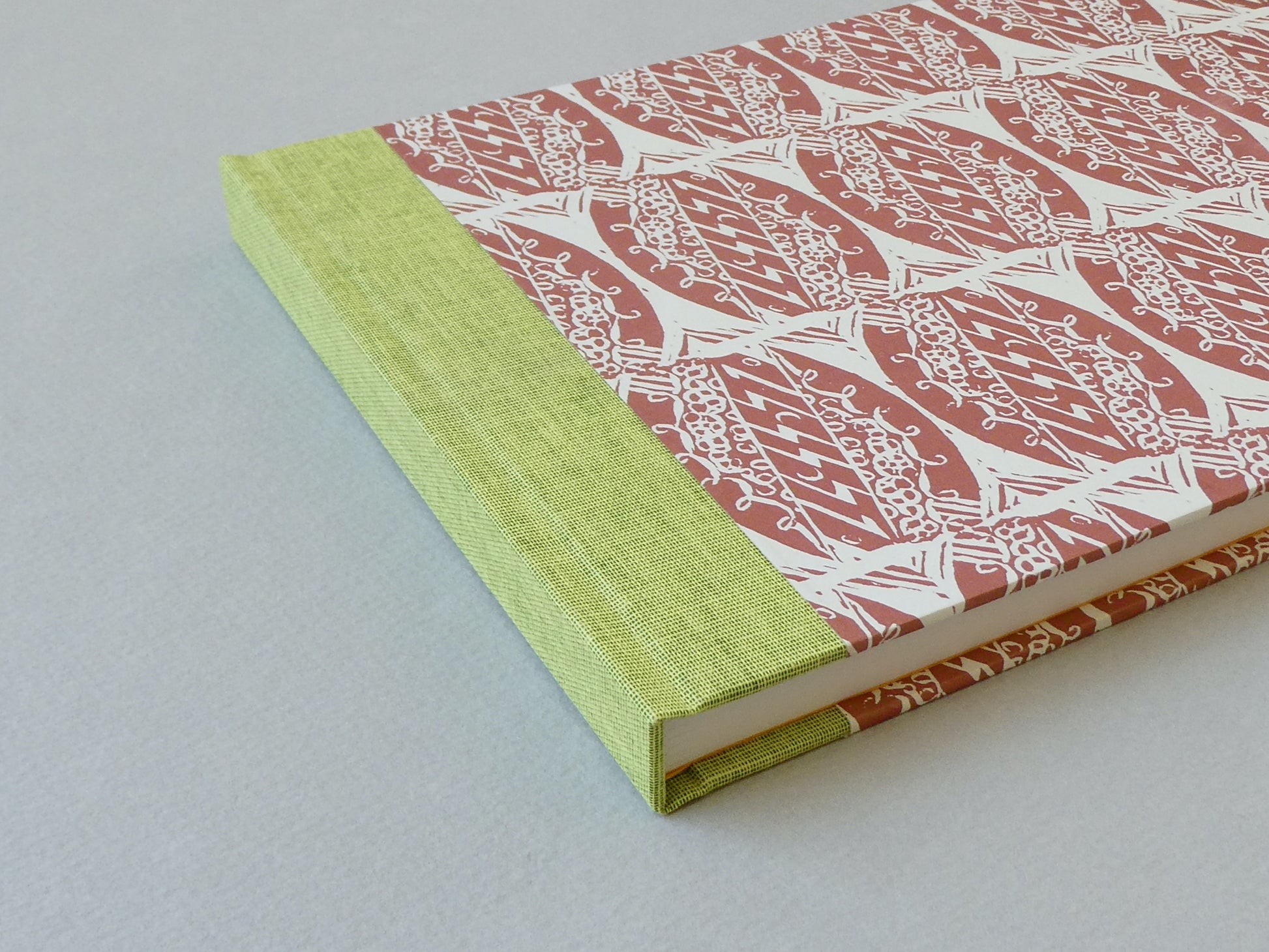 Enid Marx Sketchbook with Ivory pattern spine detail