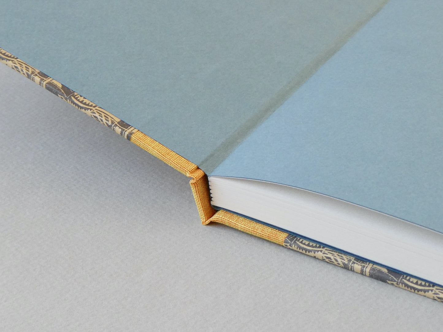 Enid Marx Sketchbook with Bamboo pattern open