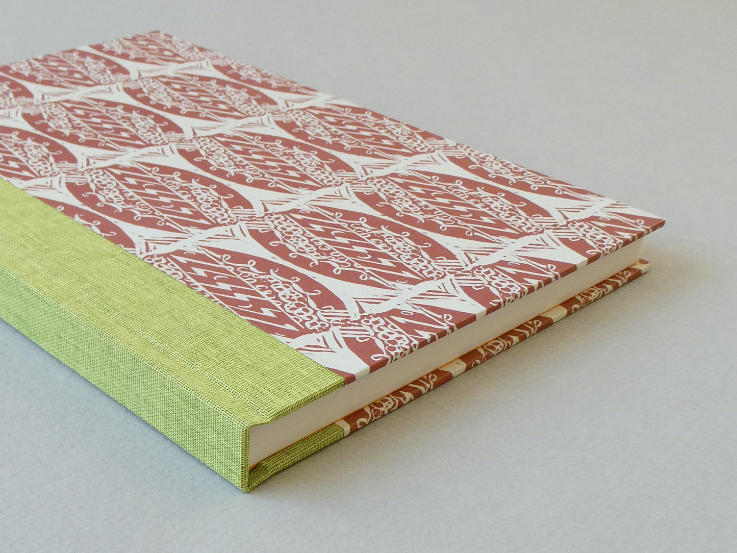 Enid Marx Sketchbook portrait format with Ivory pattern spine detail