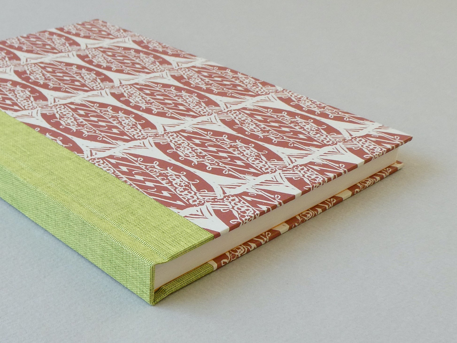 Enid Marx Sketchbook portrait format with Ivory pattern spine detail