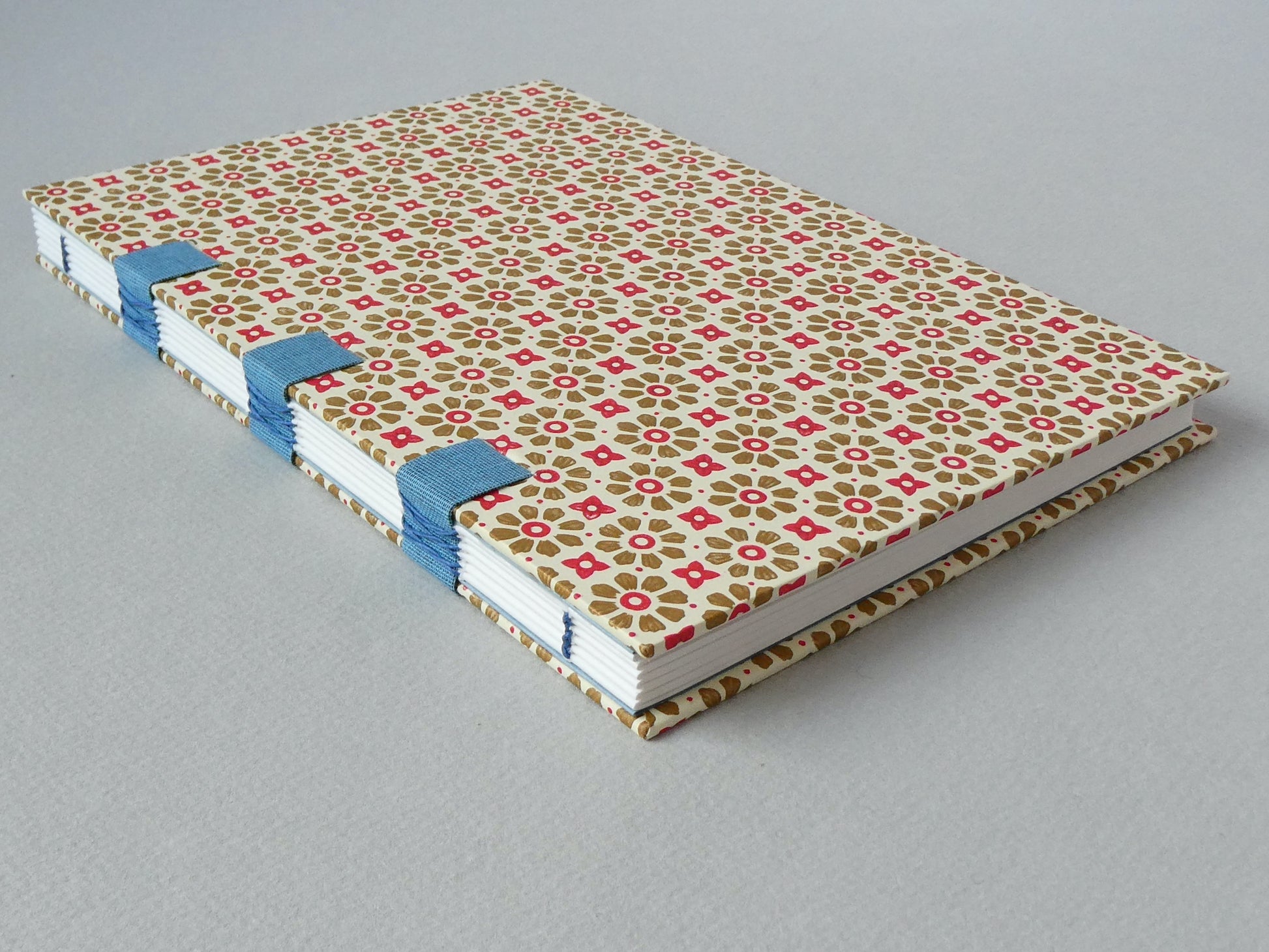Gold Florentine Sketchbook by Celandine Books spine