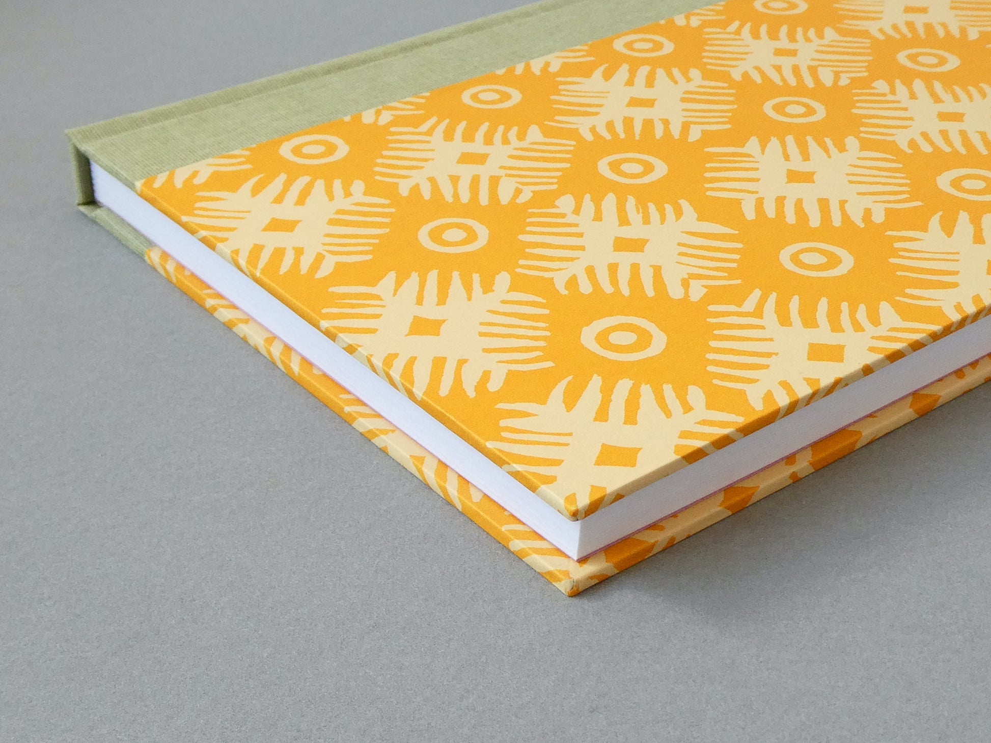 Celandine Books Peggy Angus Sketchbook Tile design foredge