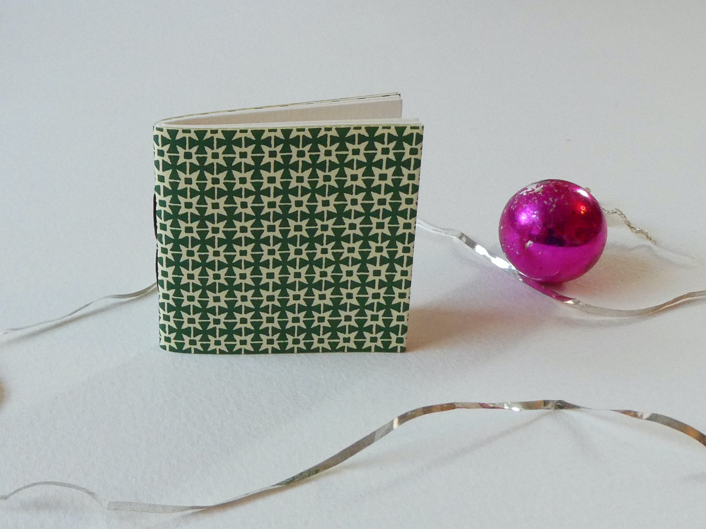 Celandine Books green Florentine Mini Book