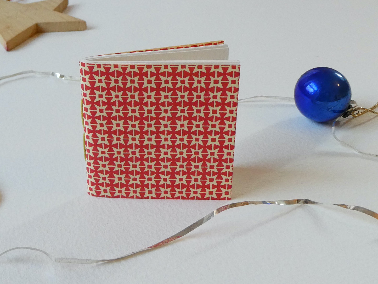 Celandine Books red Florentine Mini Book