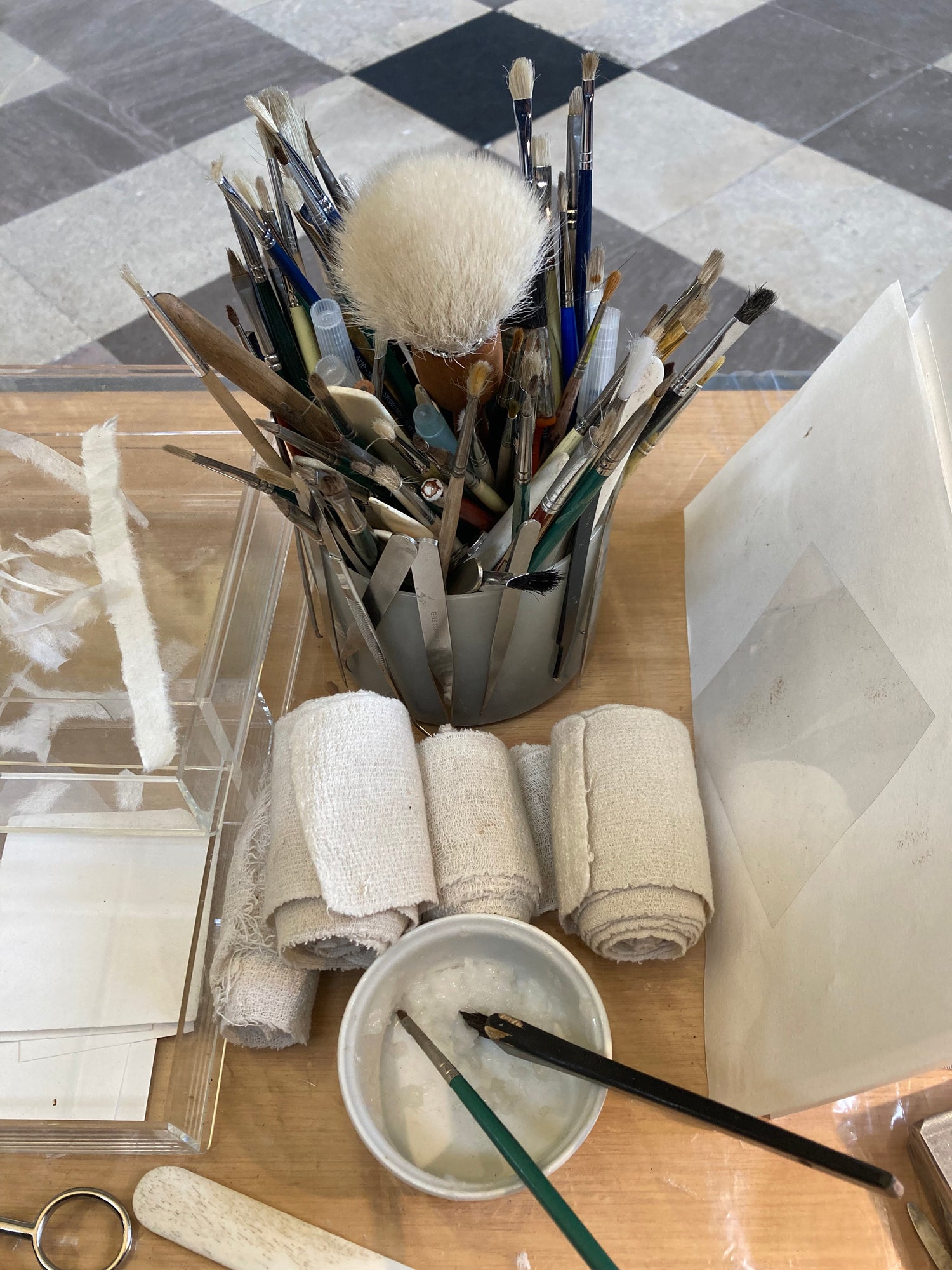 book conservation tools