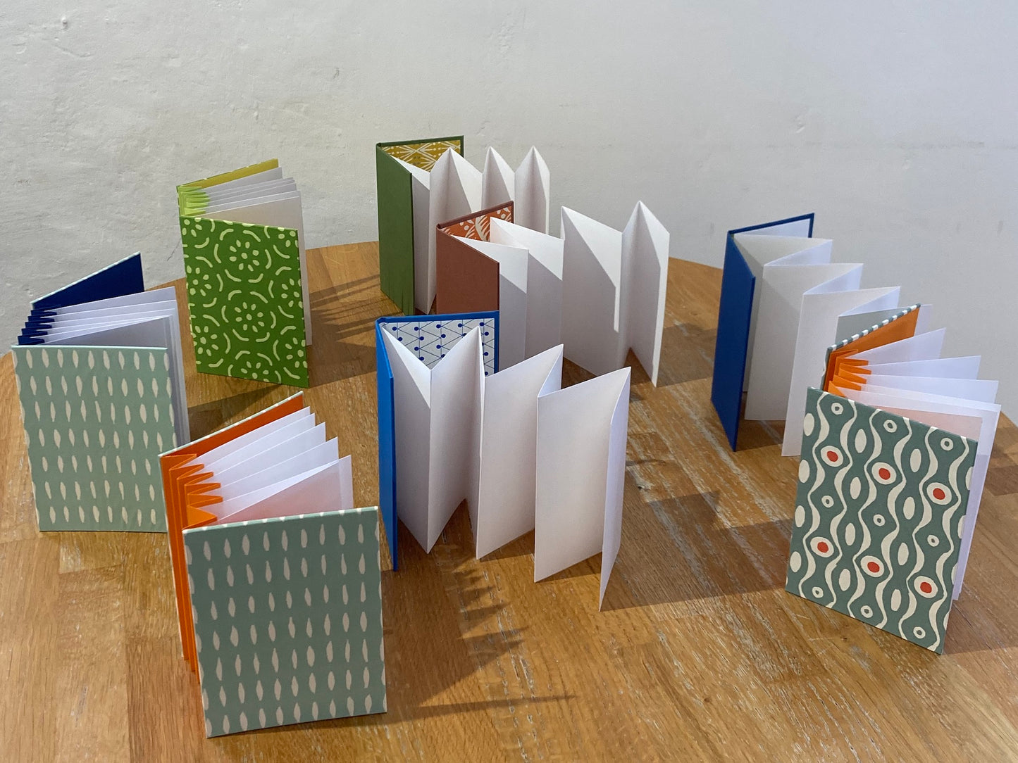Flag books and fold out books