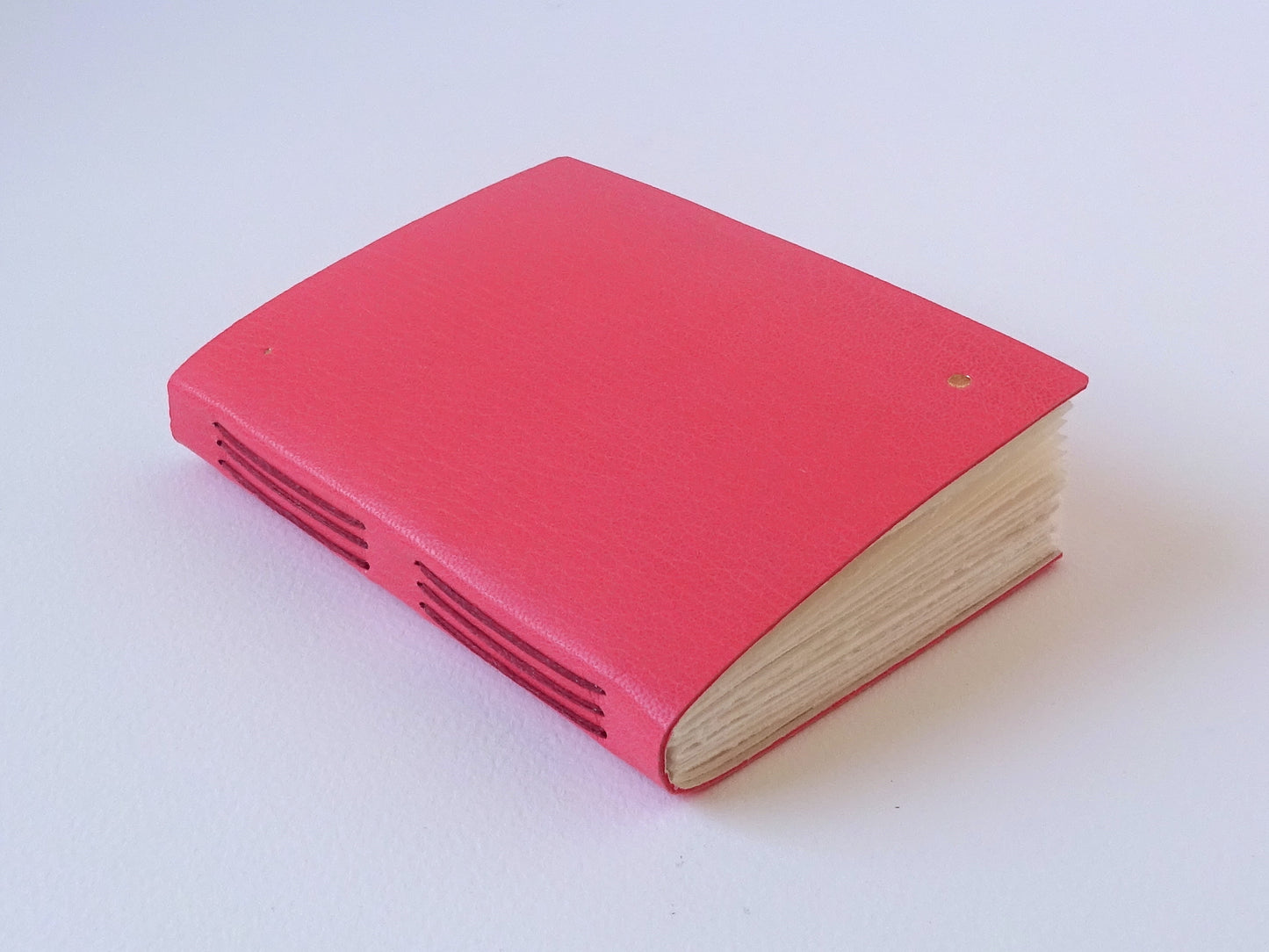 Leather Notebook with Gold Dots