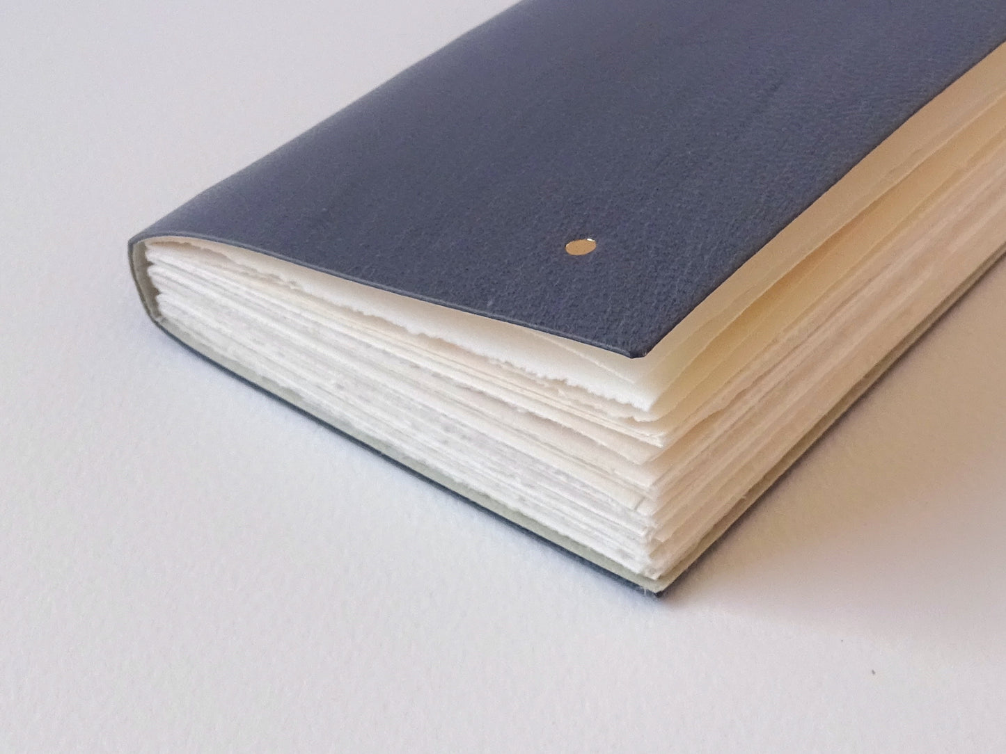 Leather Notebook with Gold Dots