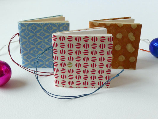3 lotka paper tiny handmade books