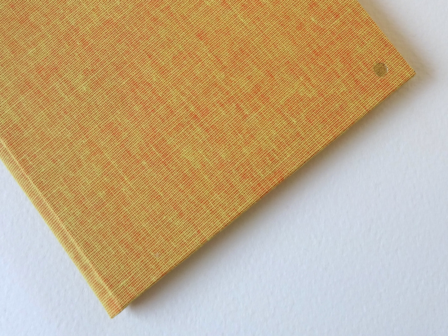 Celandine Books Mustard Slim bright Notebook detail
