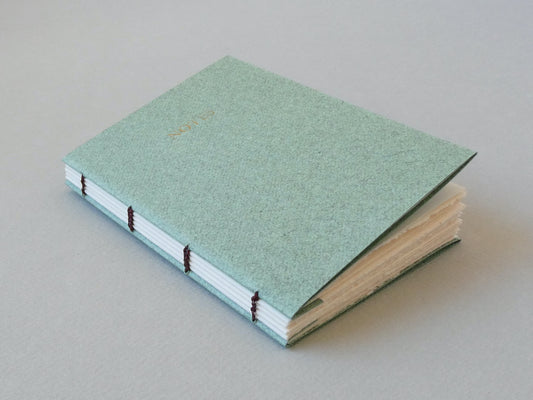 Celandine Books green notebook