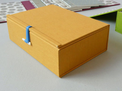 Yellow Japanese style book box