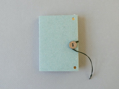 Fern Handmade Paper Mini Book