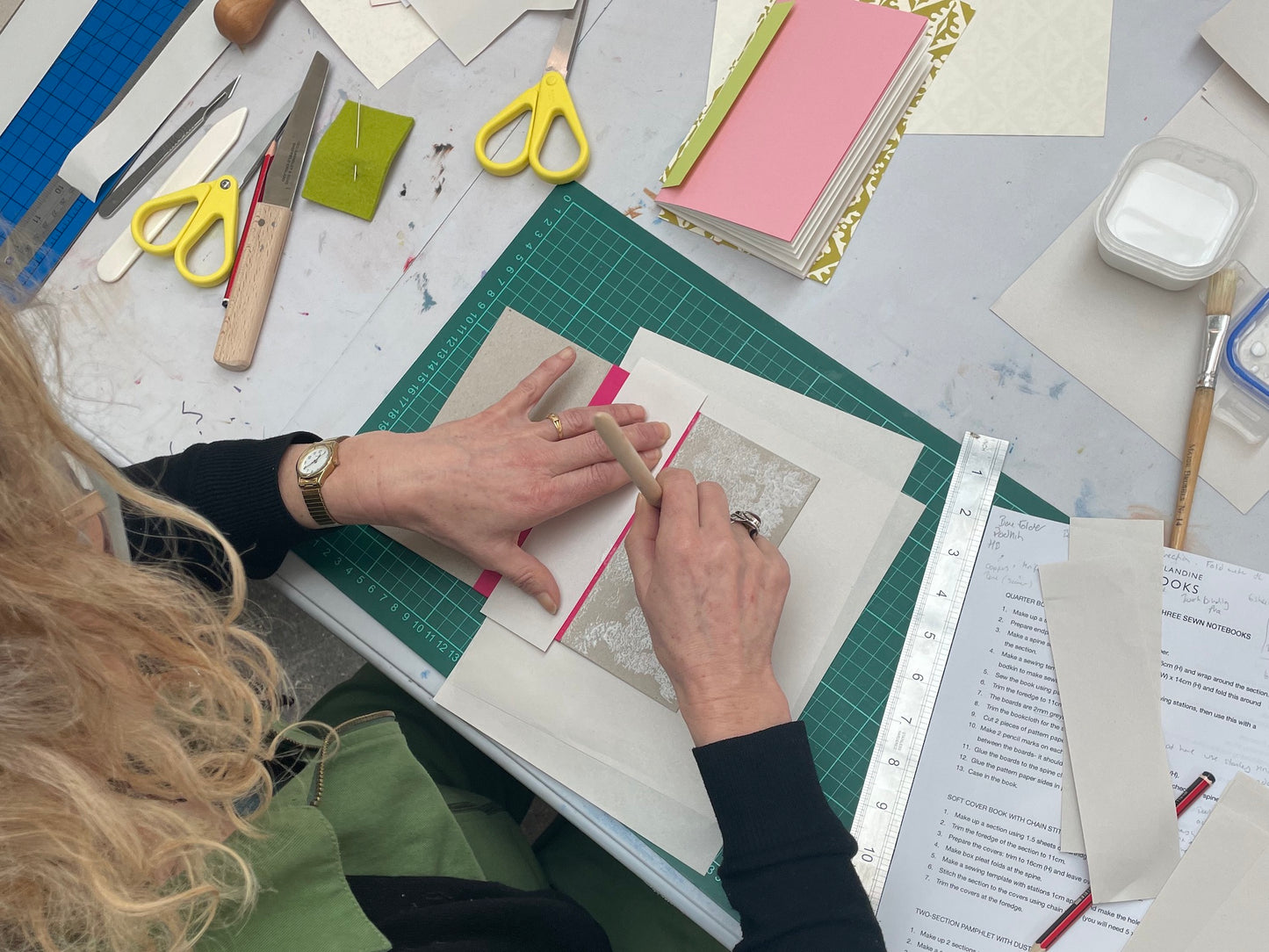 Three Sewn Notebooks