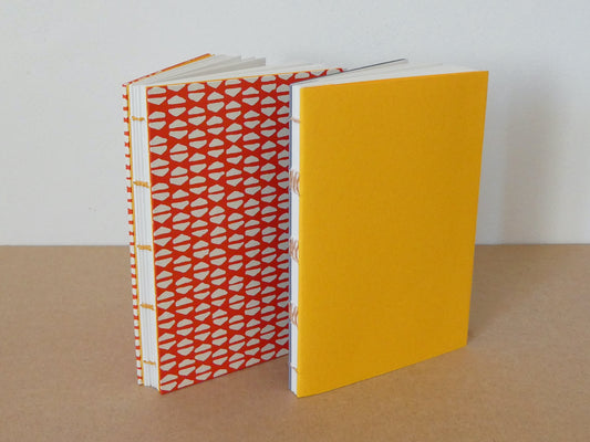 Two link stitched books