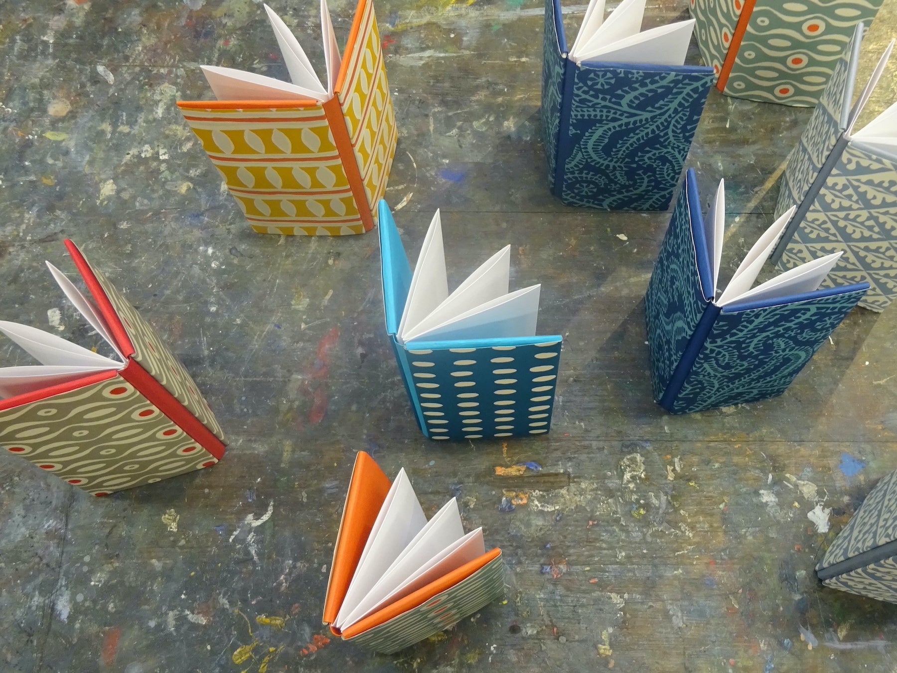 Handmade everlasting fold books